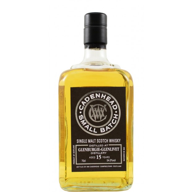 Glenburgie-Glenlivet 15 Year Old 2004 Bourbon Hogsheads Cadenhead's Small Batch Cask Strength Speyside Single Malt Scotch Whisky 70cl 54%