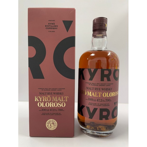 Kyro Malt Oloroso Rye Whisky 70cl 47.2%