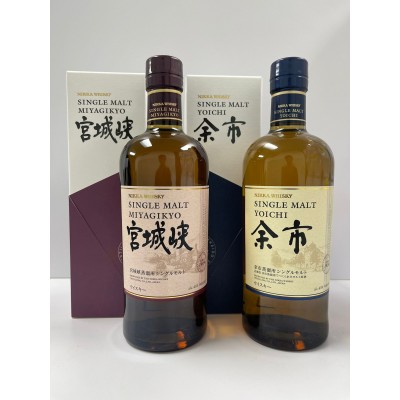Miyagikyo & Yoichi Single Malt Whisky Set