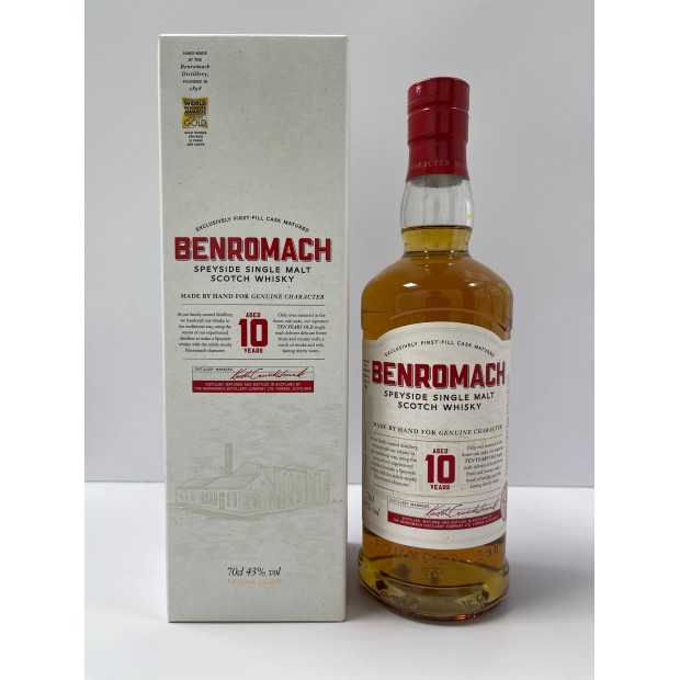 Benromach 10 Year Old Speyside Single Malt Scotch Whisky 70cl 43%