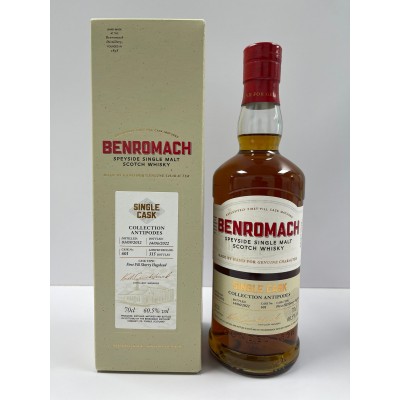 Benromach 9 Years 2012 First Fill Sherry Hogshead #601 Single Cask Antipodes 70cl 60.5%