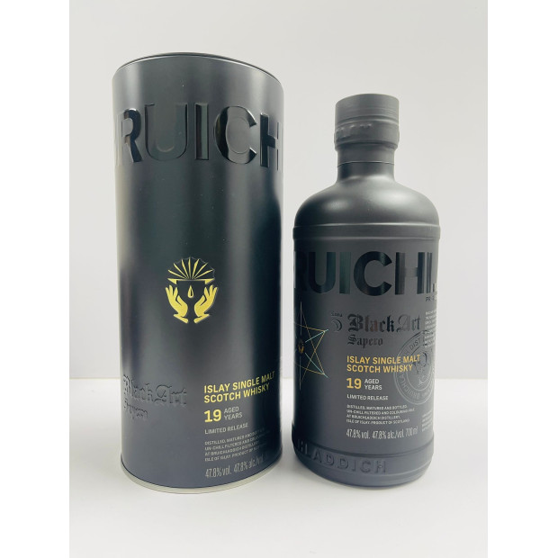 Bruichladdich 19 Year Old Black Art Sapero Islay Single Malt Scotch Whisky 70cl 47.8%