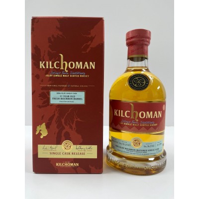 Kilchoman 11 Year Old 2010 100% Islay Bourbon Barrel Single Cask Antipodes 70cl 52.5%