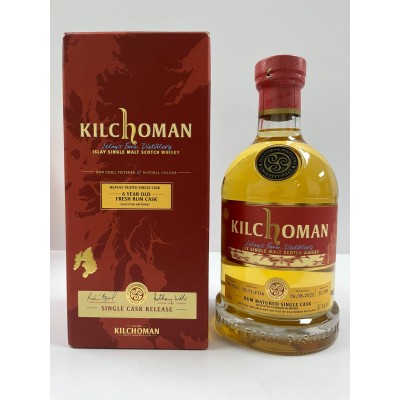Kilchoman 6 Year Old 2016 Rum Barrel Single Cask Antipodes 70cl 59.1%