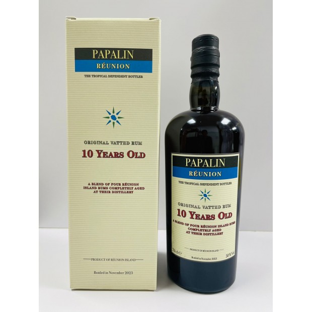 Papalin 10 Year Old Reunion Velier Reunion Island Blended Rum 70cl 50%