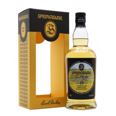 Springbank 10 Year Old Local Barley 2022 Release 70cl 51.6%