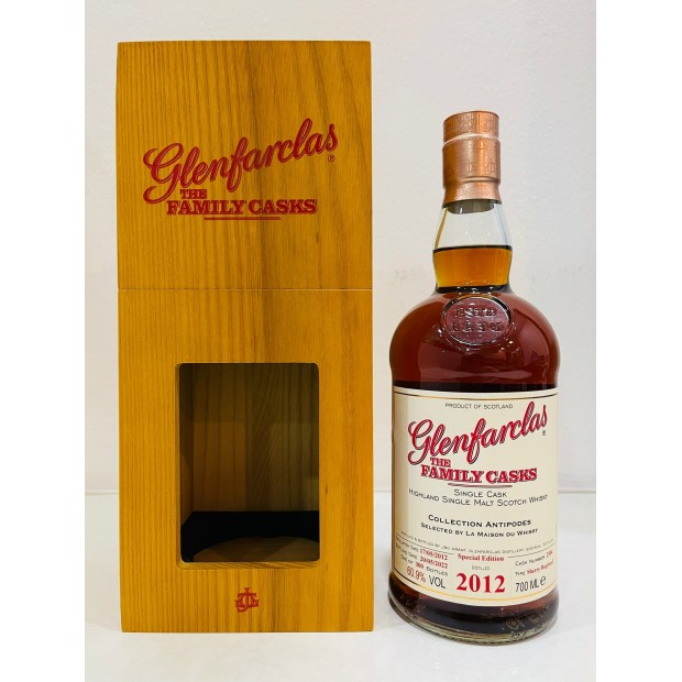 Glenfarclas 10 Year Old 2012 The Family Casks Sherry Hogshead #2504 LMDW Antipodes Speyside Single Malt Scotch Whisky 70cl 60.9%