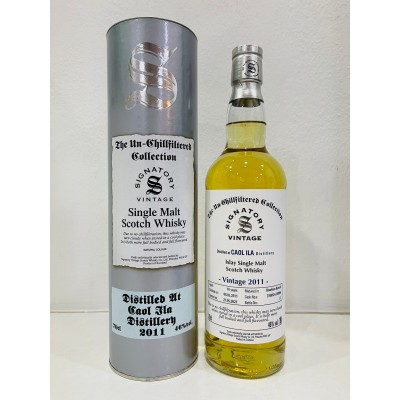 Caol Ila 10 Year Old 2011 Signatory Vintage The Un-Chillfiltered Collection 70cl 46%
