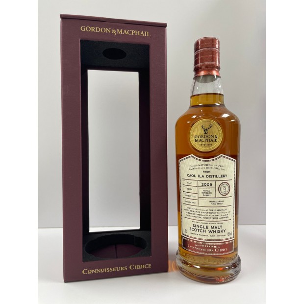 Caol Ila 13 Year Old 2009 Sassicaia Cask Gordon & Macphail Wood Finished Connoisseurs Choice Islay Single Malt Scotch Whisky 70cl 45%
