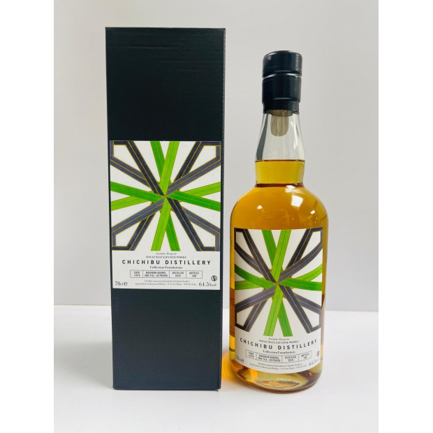 Chichibu 2016 Bourbon Barrel 2nd Fill Ex Peated #7076 Foundations Single Malt Japanese Whisky 70cl 64.5%