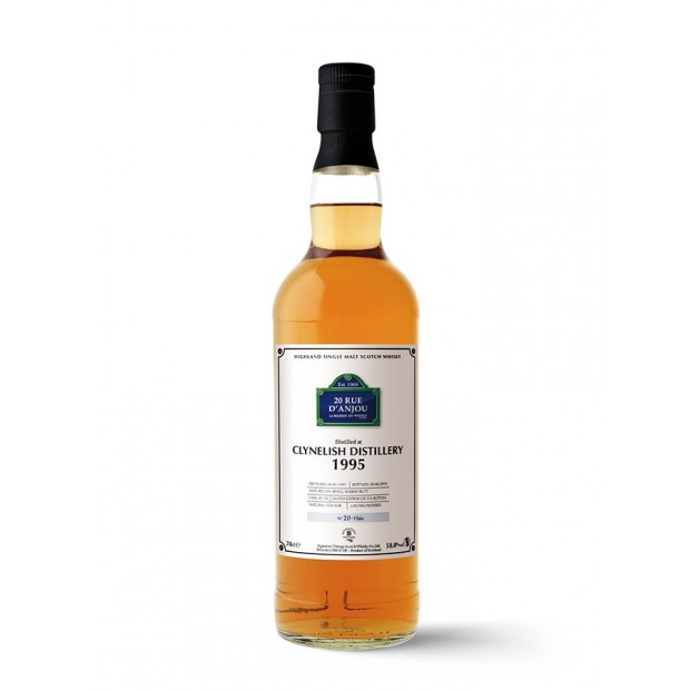 Clynelish 24 Year Old 1995 Refill Sherry Butt #2158 Signatory Vintage 20 Rue D’Anjou Highland Single Malt Scotch Whisky 70cl 58%