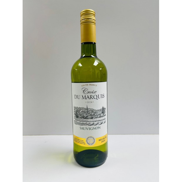(Bundle of 6 Bottles) Croix Du Marquis Sauvignon Blanc French White Wine 75cl 11.5%