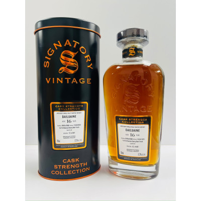 Dailuaine 16 Year Old 2008 1st Fill Oloroso Sherry Finish #6 Signatory Vintage Cask Strength Collection Speyside Single Malt Scotch Whisky 70cl 57% Dailuaine 16 Year Old 2008 1st Fill Oloroso Sherry Finish #6 Signatory Vintage Cask Strength Collection Speyside Single Malt Scotch Whisky 70cl 57%