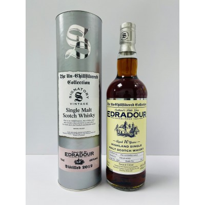 Edradour 10 Year Old 2012 Signatory Vintage The Un-Chillfiltered Collection 70cl 46%