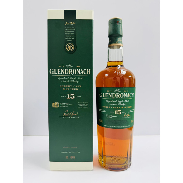 Glendronach 15 Year Old Highland Single Malt Scotch Whisky 70cl 46%