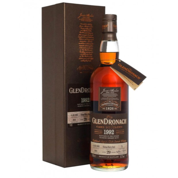 Glendronach 29 Year Old 1992 Oloroso Sherry Butt #71 Batch 19 Highland Single Malt Scotch Whisky 70cl 50.7%