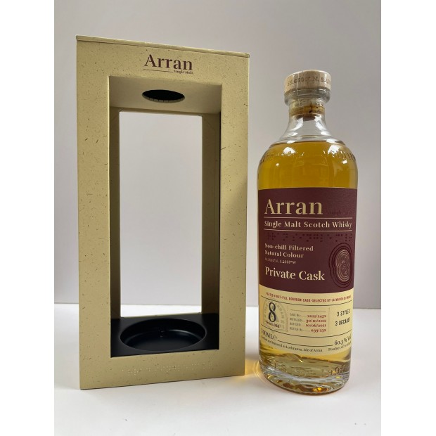 Arran 8 Year Old 2012 Peated First-Fill Bourbon #2012/2452 Single Cask LMDW Private Cask Island Single Malt Scotch Whisky 70cl 60.3%