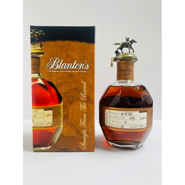 Blanton's Straight From The Barrel #473 American Bourbon Whisky 70cl 63.1%