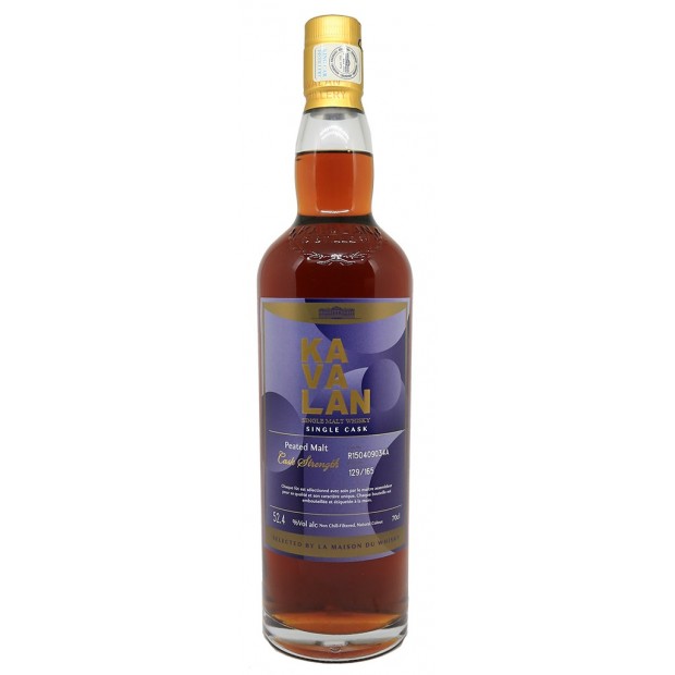 Kavalan Selection 2015 Peated Malt #R150409034A LMDW Taiwanese Single Malt Whisky 70cl 52.4%