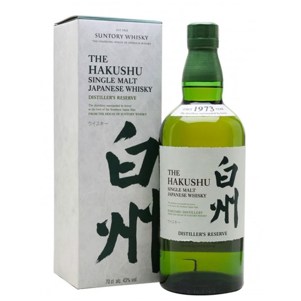 Hakushu Distiller's Reserve Single Malt Japanese Whisky 70cl 43%