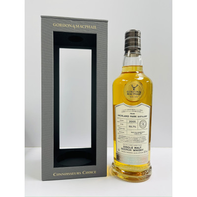 Highland Park 20 Year Old 2005 First Fill Sherry Butt #2801 Gordon & Macphail Cask Strength Connoisseurs Choice Island Single Malt Scotch Whisky 70cl 59.7%