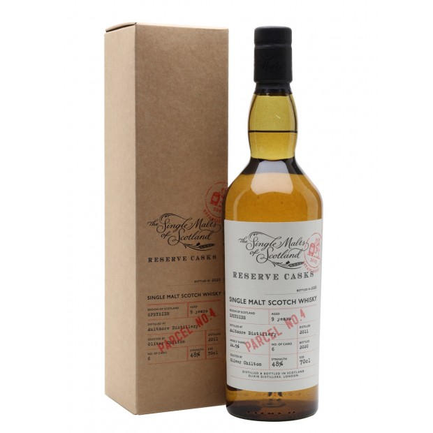 Aultmore 9 Year Old 2011 Reserve Casks Parcel No.4 The Single Malts Of Scotland Speyside Single Malt Scotch Whisky 70cl 48%