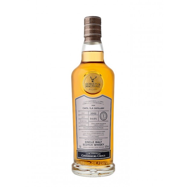 Caol Ila 17 Year Old 2002 Refill Sherry Hogshead #14600101 Selected By La Maison Du Whisky Gordon & Macphail Cask Strength Connoisseurs Choice Islay Single Malt Scotch Whisky 70cl 54.6%