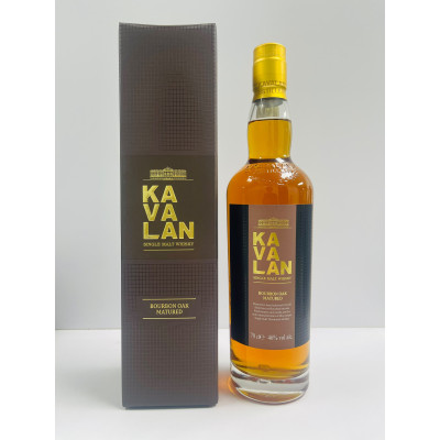 Kavalan Bourbon Oak Matured Taiwanese Single Malt Whisky 70cl 46%