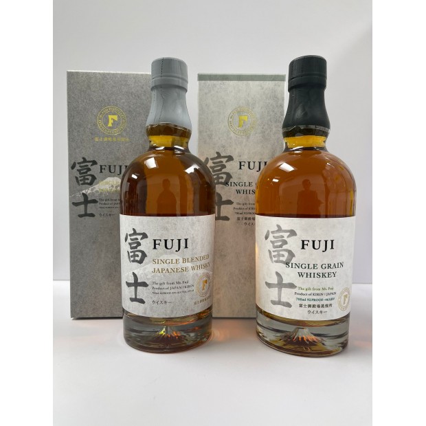 Kirin Fuji Single Blended & Single Grain Japanese Whisky Set
