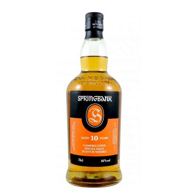 Springbank 10 Year Old Campbeltown Single Malt Scotch Whisky 70cl 46%