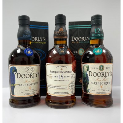 Foursquare 15 Year Old LMDW15 #11 / Doorly’s XO / Doorly’s 12 Year Old Set