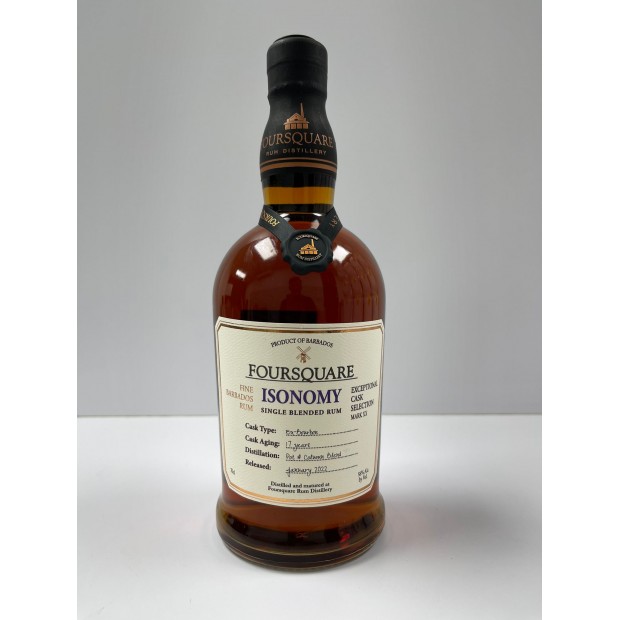 Foursquare 17 Year Old Isonomy Exceptional Cask Selection Mark XX Barbados Single Blended Rum 70cl 58%