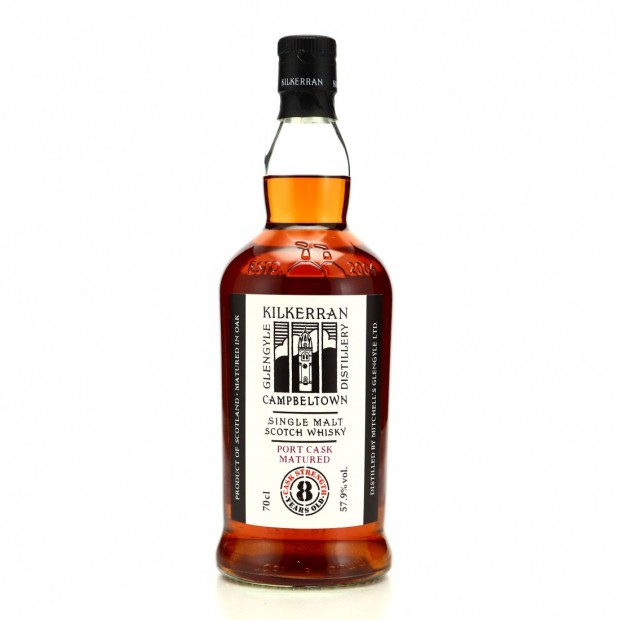 Kilkerran 8 Year Old Cask Strength Batch 7 Port Cask Matured Campbeltown Single Malt Scotch Whisky 70cl 57.9%