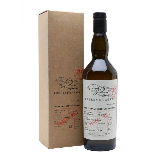 A Lowland 13 Year Old 2007 Reserve Casks Parcel No.7 The Single Malts Of Scotland 70cl 48%