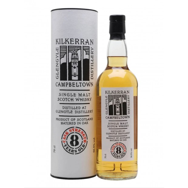 Kilkerran 8 Year Old Cask Strength Batch 3 Campbeltown Single Malt Scotch Whisky 70cl 56.5%