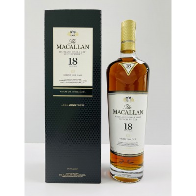 Macallan 18 Years Old Sherry Oak 2022 Annual Release 70cl 43%