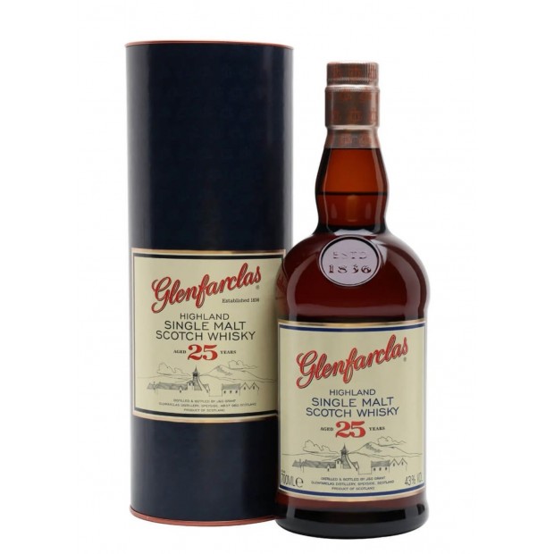 Glenfarclas 25 Year Old Speyside Single Malt Scotch Whisky 70cl 43%