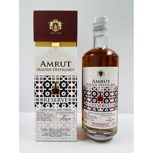 Amrut Master Distiller's Reserve 70cl 50%