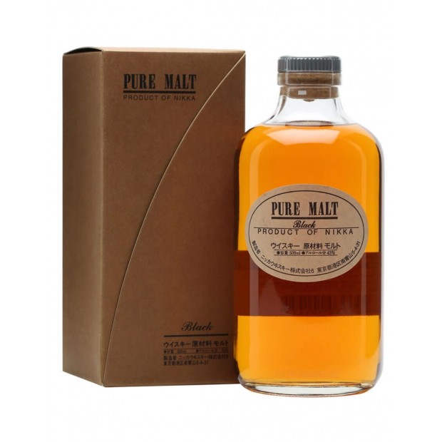 Nikka Pure Malt Black Blended Malt Japanese Whisky 50cl 43%