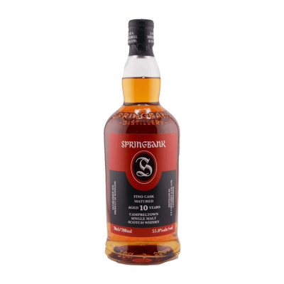 Springbank 10 Year Old Fino Cask Matured 2025 Release Campbeltown Single Malt Scotch Whisky 70cl 55%