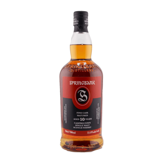 Springbank 10 Year Old Fino Cask Matured 2025 Release Campbeltown Single Malt Scotch Whisky 70cl 55%