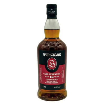 Springbank 12 Year Old Cask Strength Batch 25 Campbeltown Single Malt Scotch Whisky 70cl 57.2%