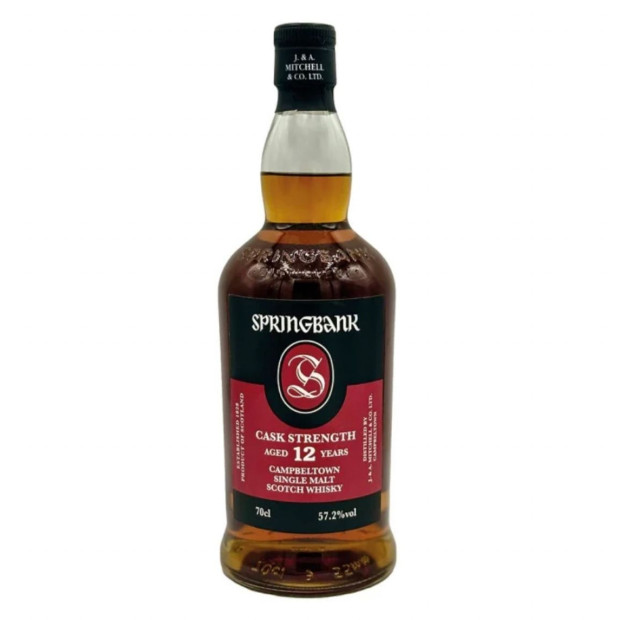 Springbank 12 Year Old Cask Strength Batch 25 Campbeltown Single Malt Scotch Whisky 70cl 57.2%