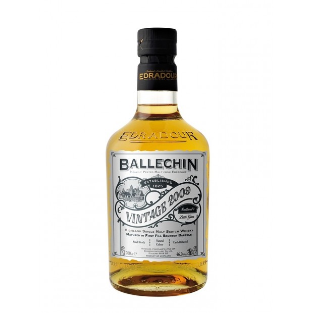 Ballechin Vintage 2009 First Fill Bourbon Barrels Highland Single Malt Scotch Whisky 70cl 46%