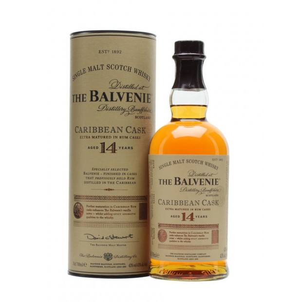 Balvenie 14 Year Old Caribbean Cask 70cl 43%