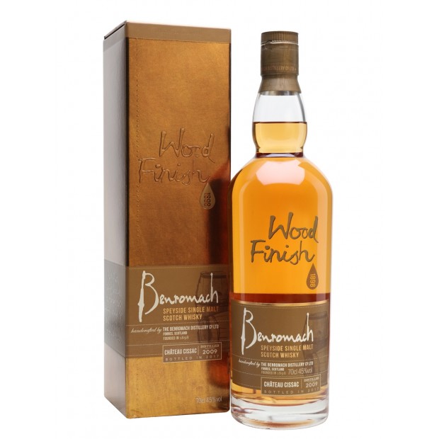 Benromach 2009 Chateau Cissac Speyside Single Malt Scotch Whisky 70cl 45%