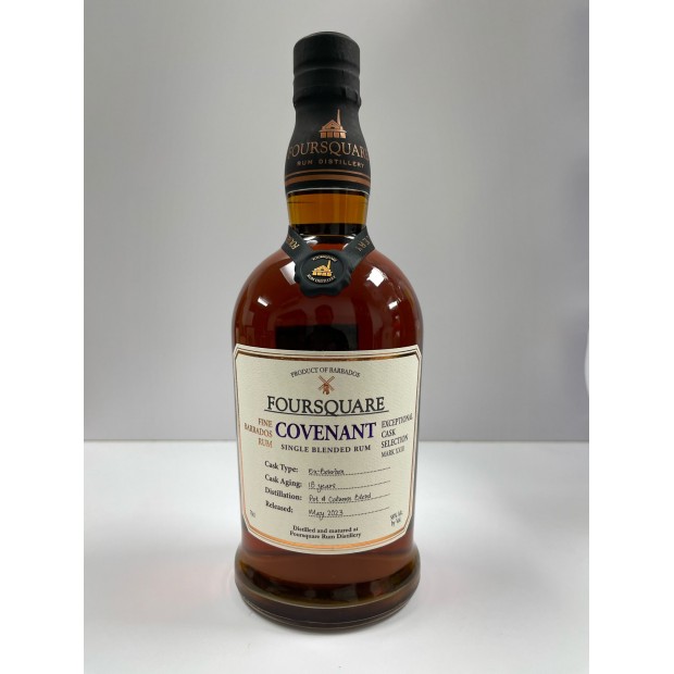 Foursquare 18 Year Old Covenant Exceptional Cask Selection Mark XXIII Barbados Single Blended Rum 70cl 58%
