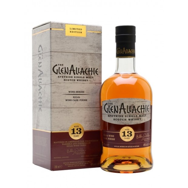 GlenAllachie 13 Year Old Rioja Wine Cask Finish 70cl 48%