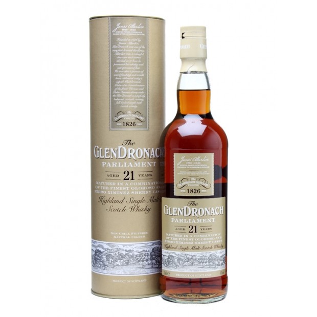 Glendronach 21 Year Old Parliament Highland Single Malt Scotch Whisky 70cl 48%