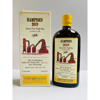 Hampden Estate 5 Year Old 2019 LROK Habitation Velier 70cl 60.5%